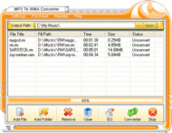 MP3 To WMA Converter screenshot